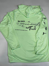 Load image into Gallery viewer, Hooded No More Stretching the Truth Sun Shirts