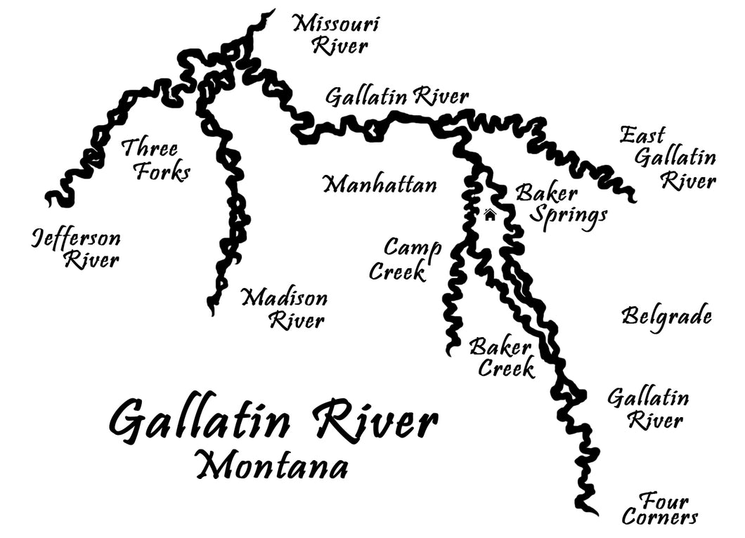Gallatin River North including Jefferson, Madison and Missouri