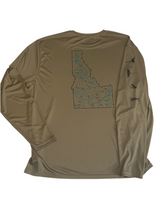 Load image into Gallery viewer, Long Sleeve Sun Shirts Idaho Rivers Image 30 SPF
