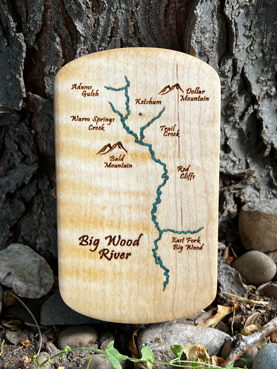 Big Wood River Idaho Fly Box Condensed Adams Gulch to East Fork
