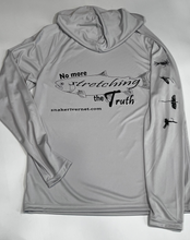 Load image into Gallery viewer, Hooded No More Stretching the Truth Sun Shirts
