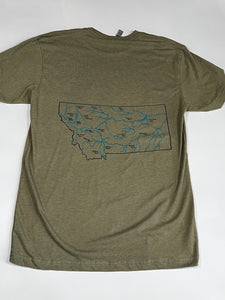 Montana Rivers T shirt
