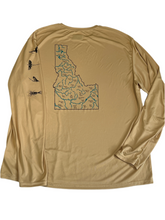 Load image into Gallery viewer, Long Sleeve Sun Shirts Idaho Rivers Image 30 SPF
