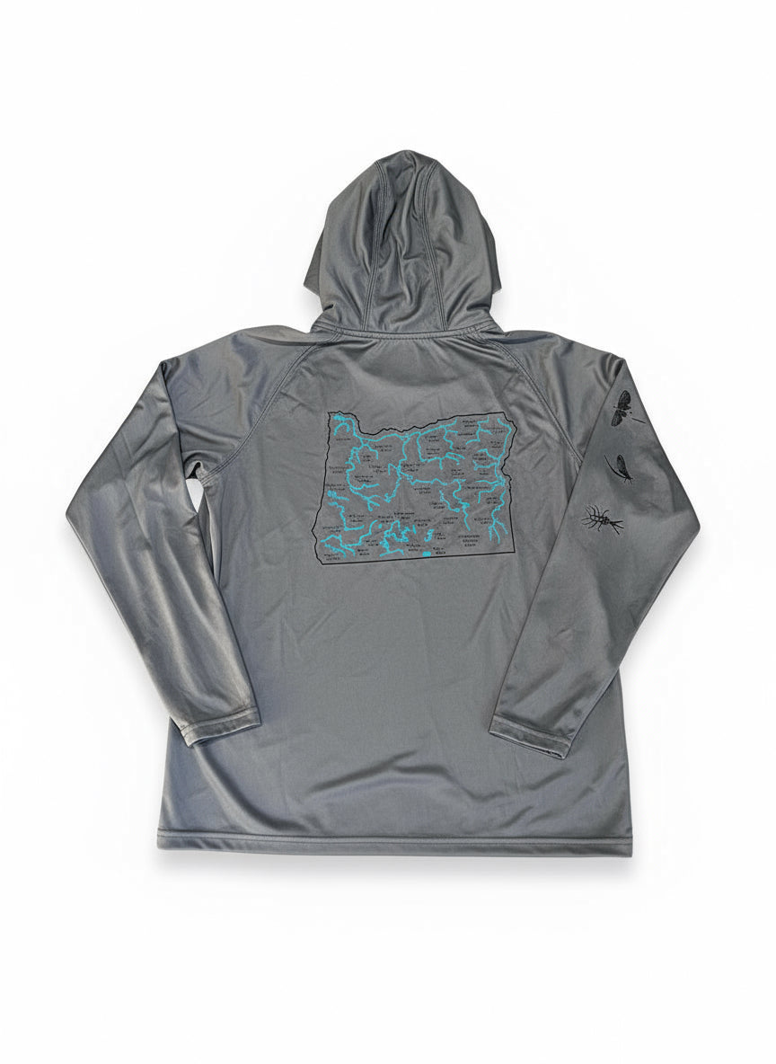 Oregon Rivers Hooded Long Sleeve Sun Shirts