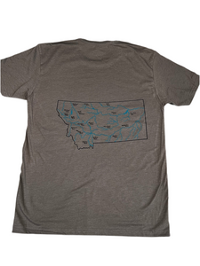 Montana Rivers T shirt