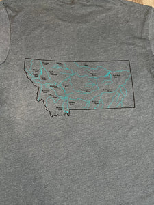 Montana Rivers T shirt