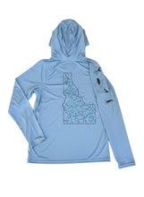 Load image into Gallery viewer, Idaho Rivers Hooded Sun Shirts
