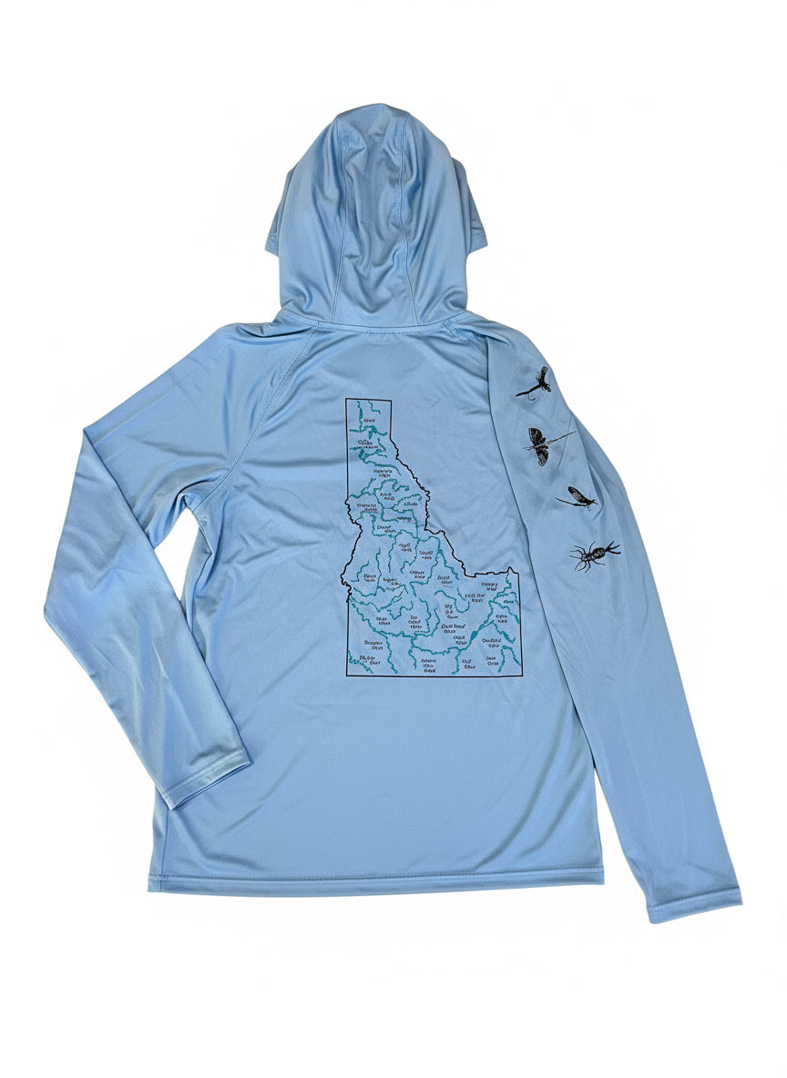 Idaho Rivers Hooded Sun Shirts