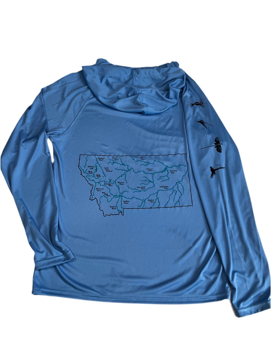 Montana Rivers Hooded Sun Shirts