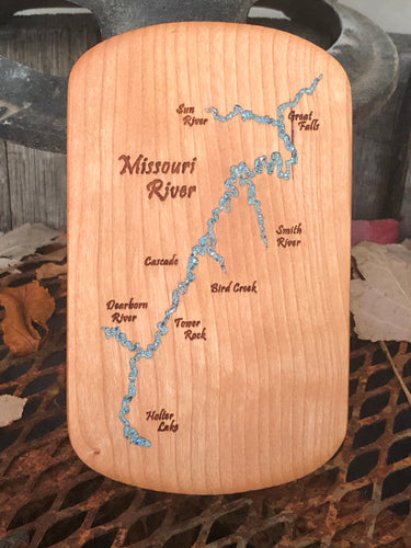  MFC Waterproof Fly Box - Missouri River Map - Large