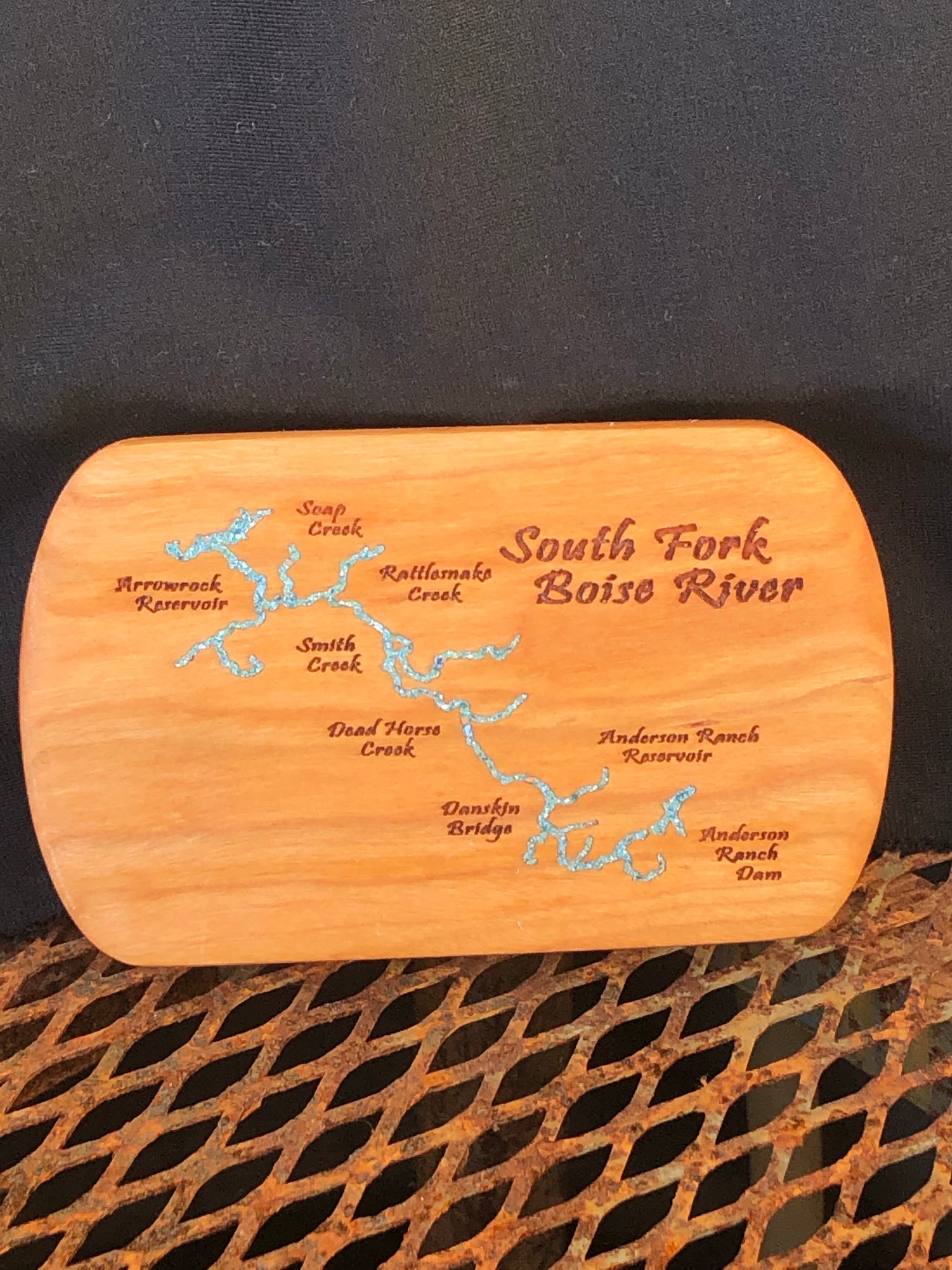Personalized Creek Series Wood Fly Box